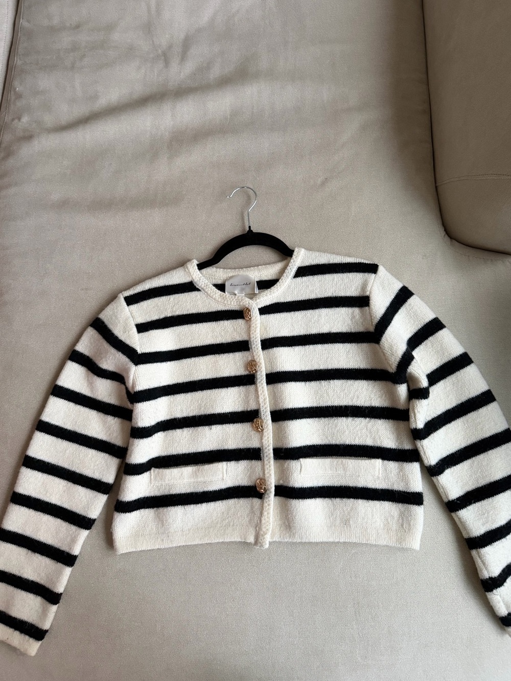 Line & Dot Benni Stripe Cardigan